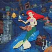 Little Mermaid Cross Stitch Pattern