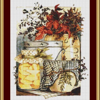 Preserves Cross Stitch Pattern