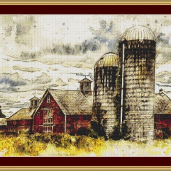 Silos Cross Stitch Pattern