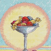 Sweet Bowl Cross Stitch Pattern