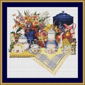 Teatime Cross Stitch Pattern