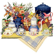 Teatime Cross Stitch Pattern