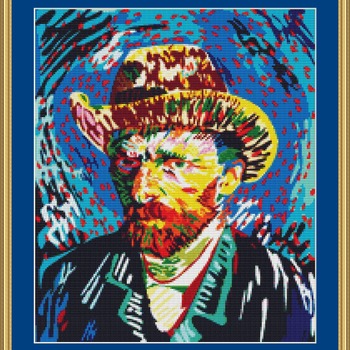 Vincent Van Gogh Cross Stitch Pattern