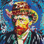 Vincent Van Gogh Cross Stitch Pattern