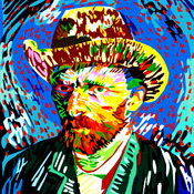 Vincent Van Gogh Cross Stitch Pattern