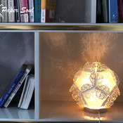 White paper lanterns with light template | paper lantern svg file, 3D paper lantern
