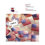 All American Patriotic Hand Crafted Gifting Set Paper Craft Projects