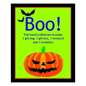 BOO Halloween Hand Crafted Gifting Set Paper Craft Projects
