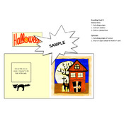 Halloween Hand Crafted Greeting Card Set Paper Craft Projects