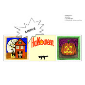 Halloween Hand Crafted Greeting Card Set Paper Craft Projects