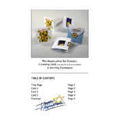 Happy Hanukkah Hand Crafted Greeting Card Set Paper Craft Projects