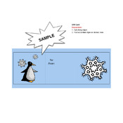 Penguin Hand Crafted Gifting Set Paper Craft Projects