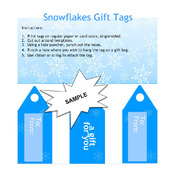 Snowflakes Hand Crafted Gifting Set Paper Craft Projects