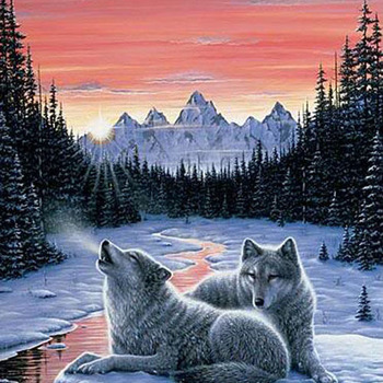 Twilight Song Wolf Cross Stitch Pattern***L@@K***Buyers Can Download Your Pattern As Soon As They Complete The Purchase