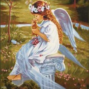 Beautiful Child Angel Cross Stitch Pattern***L@@K***Buyers Can Download Your Pattern As Soon As They Complete The Purchase