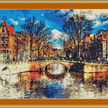 Amsterdam Cross Stitch Pattern