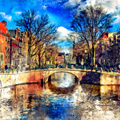 Amsterdam Cross Stitch Pattern