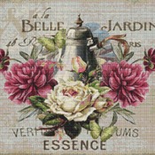 Belle Jardin Essence Cross Stitch Pattern