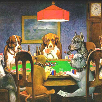 Dogs Playing Poker Cross Stitch Pattern***L@@K***Buyers Can Download Your Pattern As Soon As They Complete The Purchase