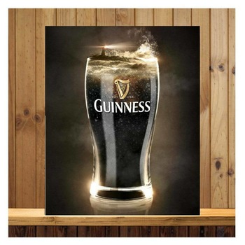 Guinness Light house Metal Beer Sign ideal for bar, pub, man cave