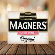 Magners Cider Metal Sign, Ideal for Bar, Pub, Man Cave, Shed