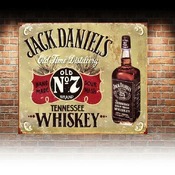 Metal Signs JACK DANIELS Mancave Retro Plaque Whisky Whiskey Bar Sign JD