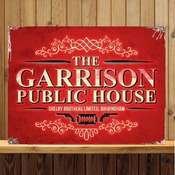 Peaky Blinders The Garrison Whiskey Metal Beer Sign ideal for bar, pub,man cave