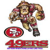 San Francisco 49ers Cross Stitch Pattern***L@@K***Buyers Can Download Your Pattern As Soon As They Complete The Purchase
