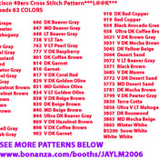 San Francisco 49ers Cross Stitch Pattern***L@@K***Buyers Can Download Your Pattern As Soon As They Complete The Purchase