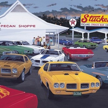 Stuckeys Car Show Cross Stitch Pattern***L@@K***Buyers Can Download Your Pattern As Soon As They Complete The Purchase