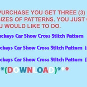 Stuckeys Car Show Cross Stitch Pattern***L@@K***Buyers Can Download Your Pattern As Soon As They Complete The Purchase