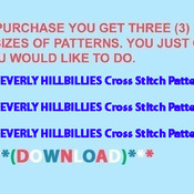 BEVERLY HILLBILLIES Cross Stitch Pattern***L@@K***Buyers Can Download Your Pattern As Soon As They Complete The Purchase
