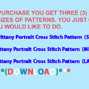 Brittany Portrait Cross Stitch Pattern***L@@K***Buyers Can Download Your Pattern As Soon As They Complete The Purchase