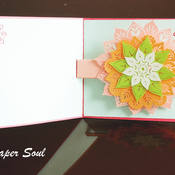 3D Mandala pop up card template | Paper Soul Craft