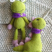 Dinosaur crochet Dinosaur toy Amigurumi Gifts for baby First birthday Green dinosaur