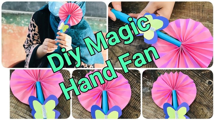 Diy paper magic Fan#how to make paper fan# best craft ideas of paper#new ideas for diy paper fan