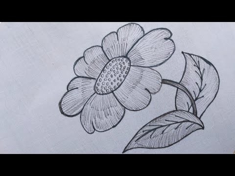Elegant Flower Hand Embroidery For Beginners l Hand embroidery flowers, bordado de flores