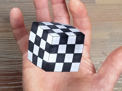 How to Draw - Easy 3D Reverse Cube Illusion Art