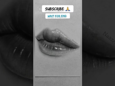 Hyper realistic lips DRAWING.  #shorts #shortvideo #artist #art #draw #drawing #painting