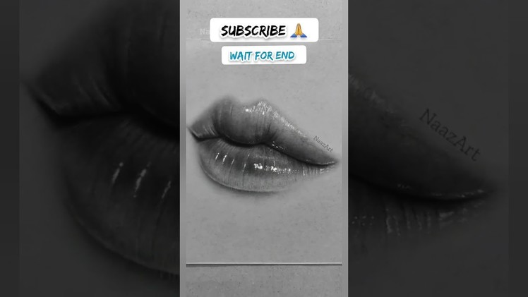 Hyper realistic lips DRAWING.  #shorts #shortvideo #artist #art #draw #drawing #painting