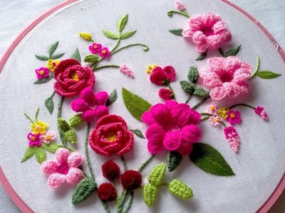 Just Wonderful Hand Embroidery | Tutorial for Beginners | Tutorial Menyulam Bunga Bagi Pemula