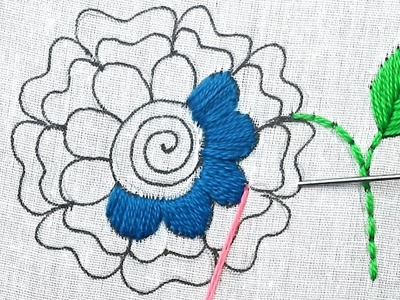 Latest hand embroidery beautiful flower embroidery designs, new dress embroidery designs 2021