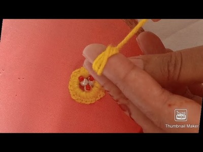 New trick to make flower with finger.hand embroidery trick and tips