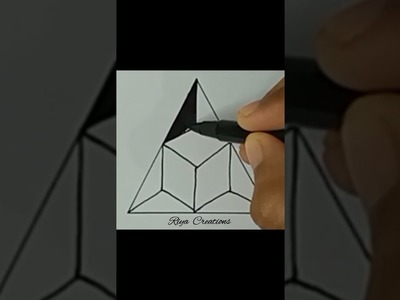 Very Easy!! 3d Drawing Illusion???? 3D Trick Art On Paper | #shorts #draw #art #drawing #3ddrawing