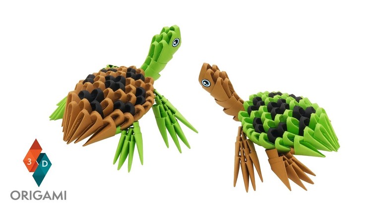 3D Origami - Turtles - Tutorial