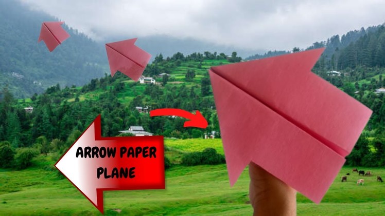 Arrow Paper Plane | How To Make a Paper Airplane Like Arrow | How to Make a Paper Aeroplane