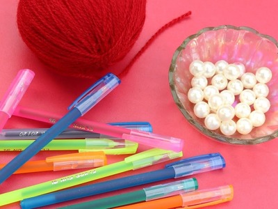 Best Craft Ideas Out Of Waste Pens | Reuse Of Old Pens | Best Out Of Waste Craft Idea for Home Decor