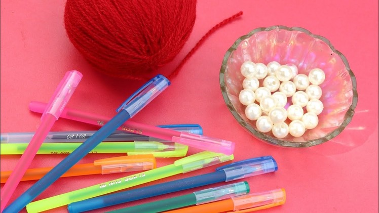 Best Craft Ideas Out Of Waste Pens | Reuse Of Old Pens | Best Out Of Waste Craft Idea for Home Decor