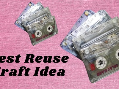 Best out of waste craft ideas | Home decorating ideas | Reuse craft ideas | Old cassette craft