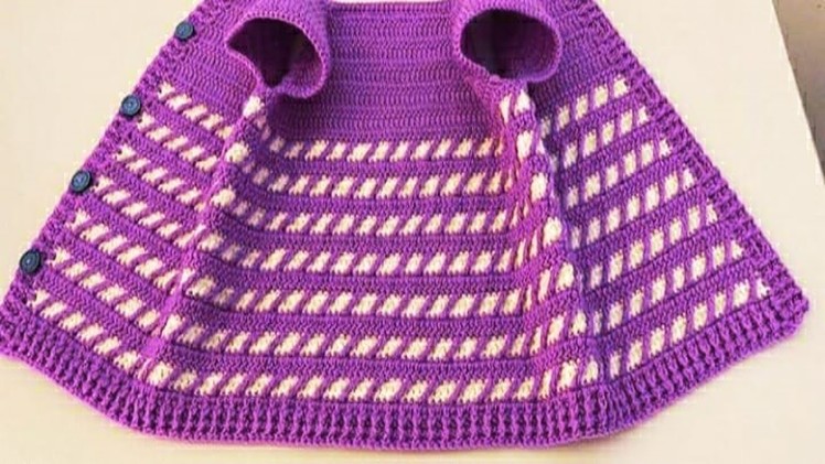 Crochet Baby Vest 6-12 Months - with Subtitles
